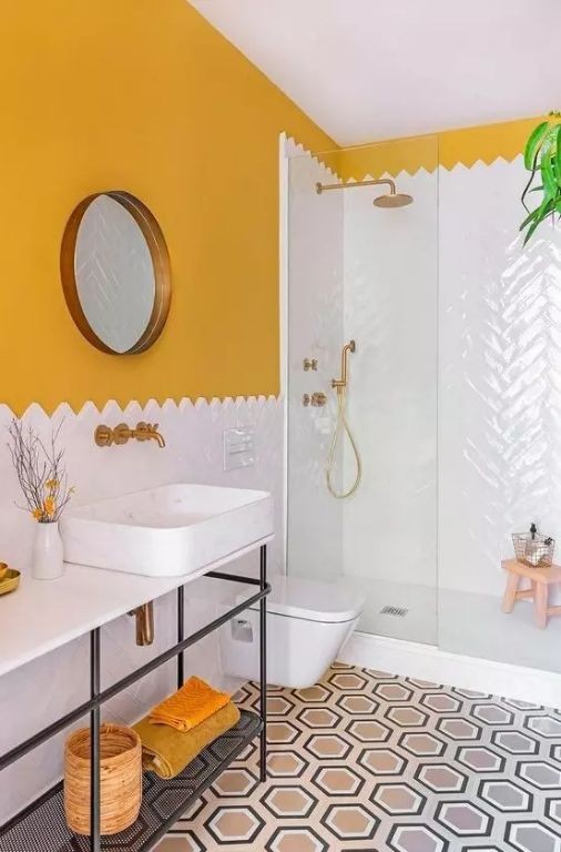 22+ Yellow Bathroom Ideas For A Lively & Vibrant Home